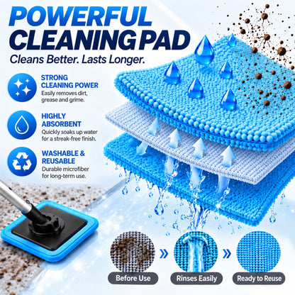 IEY®🛻All-In-One Magnetic Glass Cleaner — Dual-Side Cleaning, Washable Pads & Versatile Home and Car Use | One Kit. Cleaner Glass. Less Effort. 💎