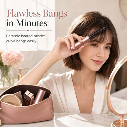 Add Crown Volume Instantly! Cordless Heated Bangs Styling Comb (offer)