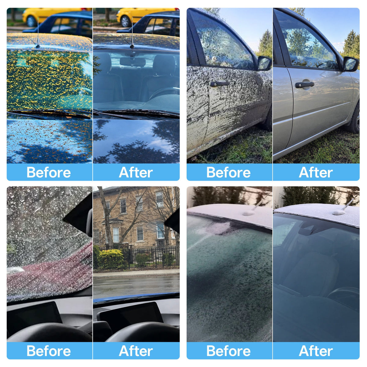 IEY®🛻All-In-One Magnetic Glass Cleaner — Dual-Side Cleaning, Washable Pads & Versatile Home and Car Use | One Kit. Cleaner Glass. Less Effort. 💎